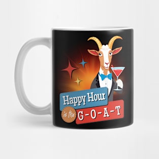 Happy Hour Is The GOAT Mug